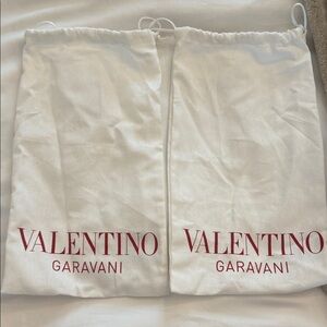 Valentino Garavani White Bags with Red Logo